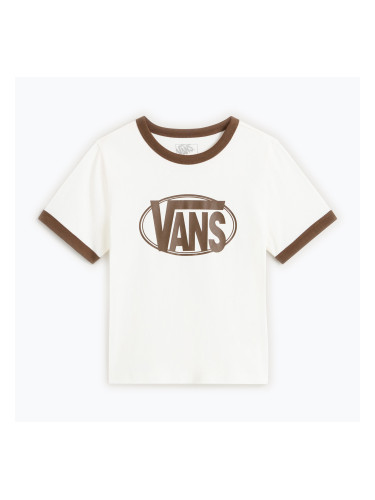 Дамска тениска Vans Center Chest Ringer Tee egret