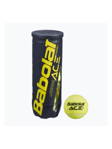 Babolat Ace топки за падел 3 бр. жълти 501104