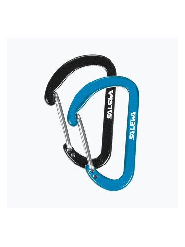 Salewa Плоски карабинери Wiregate 2 бр. черни/сини 00-0000034103