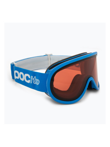 Детски скиорски очила POC POCito Retina Jr S2 fluorescent blue/partly sunny light orange