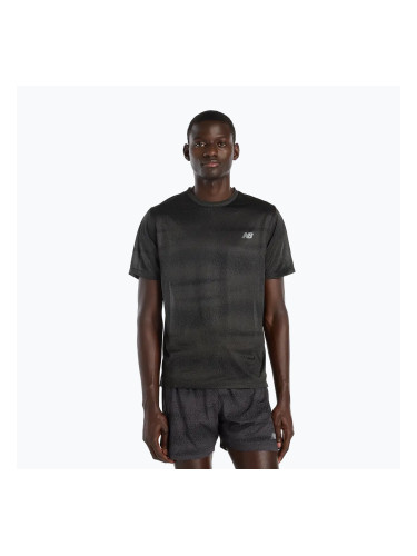 Мъжка тениска New Balance Athletics Printed black/grey