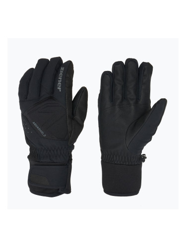 Мъжки скиорски ръкавици ZIENER Gatis Aquashield black