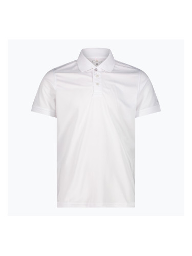 Мъжка поло тениска CMP 3T60077 bianco/grey
