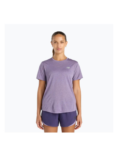 Дамска тениска New Balance Athletics candied violet heather