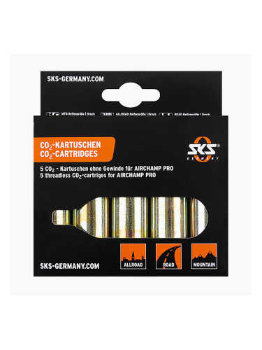 Газови патрони за велосипедна помпа SKS Co2 Airchamp Pro 16 g 5 бр.