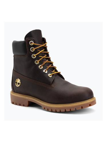 Мъжки обувки Timberland Premium 6 Inch Lace Up Waterproof dark brown/full grain/black