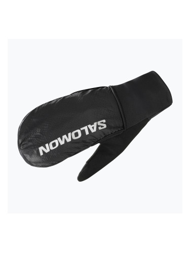 Salomon Fast Wing Winter дълбоки черни ръкавици за бягане