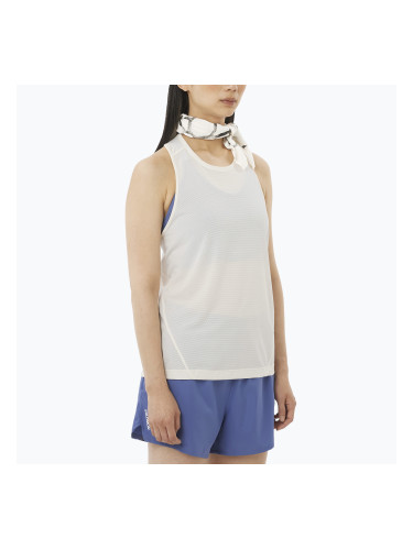 Дамска тениска за бягане Salomon Shakeout Core Tank whisper white