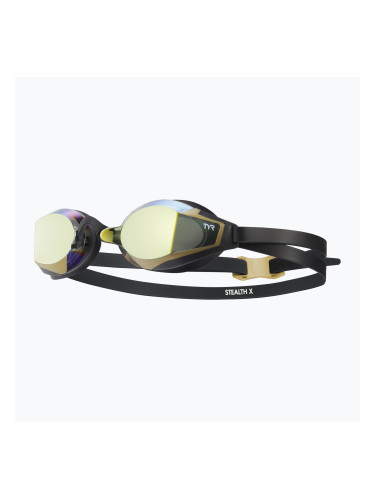 Очила за плуване TYR Stealth-X Performance Mirrored gold/ black/ black