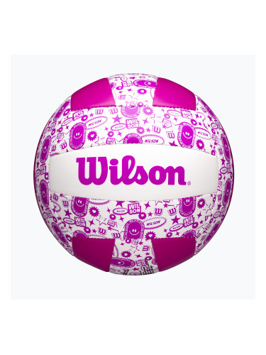 Волейболна топка Wilson Stamp purple/white размер 5