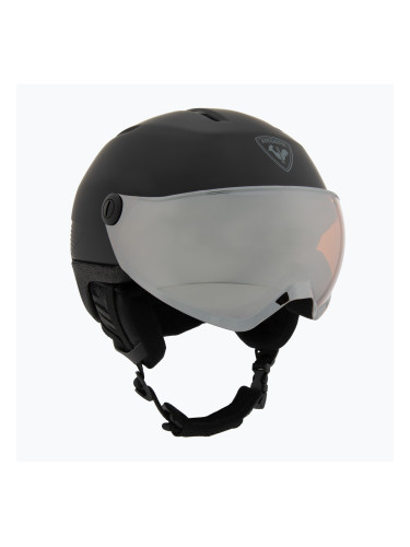 Скиорска каска Rossignol Fit Visor Impacts black/orange silver