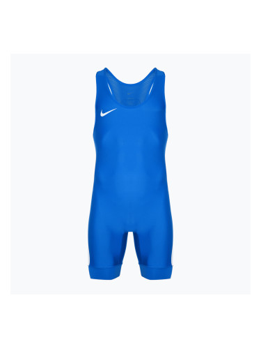 Мъжки гащеризон Nike Grappler Elite Singlet royal/white