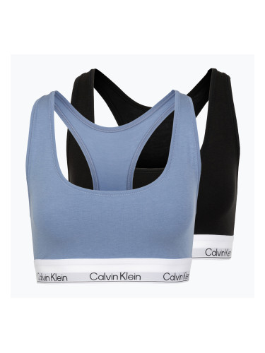 Сутиен Calvin Klein LV00QF8494 2-pack black/blue tulip