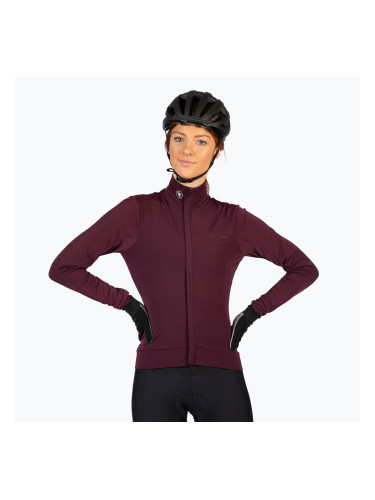 Дамска колоездачна блуза с дълъг ръкав Endura Xtract Roubaix aubergine