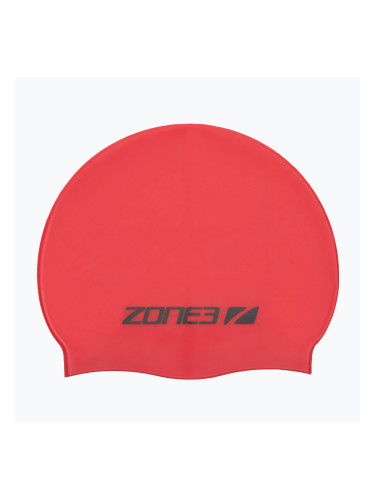 Шапка за плуване ZONE3 Silicone Swim Cap red