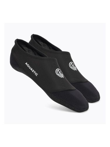 AQUASTIC Seavie Anti-Slip чорапи за басейн черни