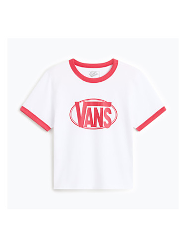 Дамска тениска Vans Center Chest Ringer Tee white