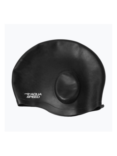 AQUA-SPEED Шапка за уши Comfort Swim Cap Black