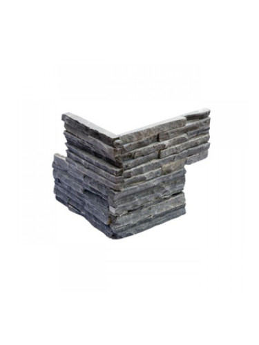 Плочки от естествен камък Zeta Corner Catarata Black