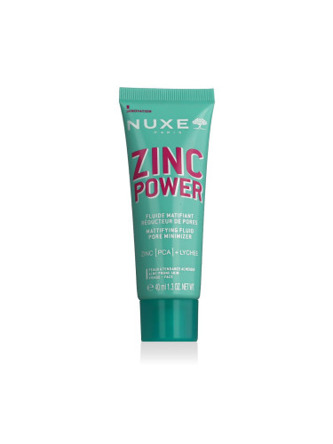 NUXE Zinc Power Mattifying Fluid Pore Minimizer Дневен крем за лице 40 ml