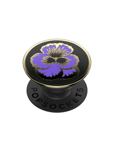 Оригинален попсокет PopSockets® PopGrip Premium Enamel Flowering Iris, Многоцветен