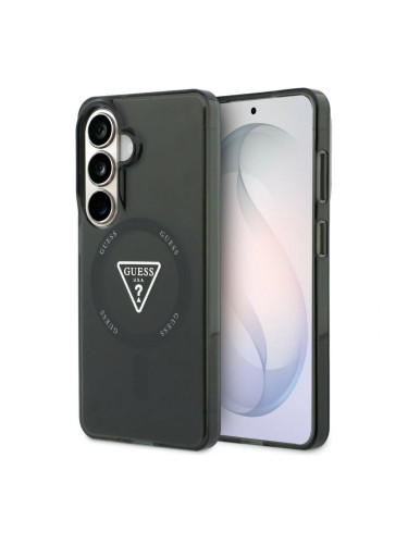 Оригинален кейс Guess IML Gradient Triangle MagSafe за Samsung Galaxy S26, черен