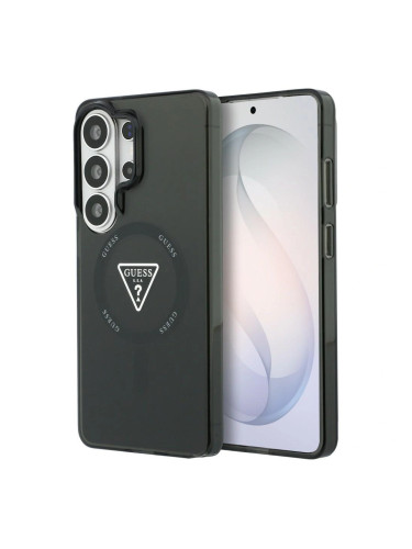 Оригинален кейс Guess IML Gradient Triangle MagSafe за Samsung Galaxy S26 Ultra, черен