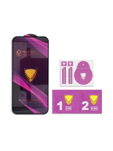 Стъклен протектор OG Premium с цяло лепило, За Samsung Galaxy S26 Plus, Черен