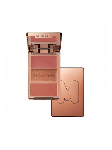MORPHE Cheek Thrills Multi-Finish Face Trio Палитра   