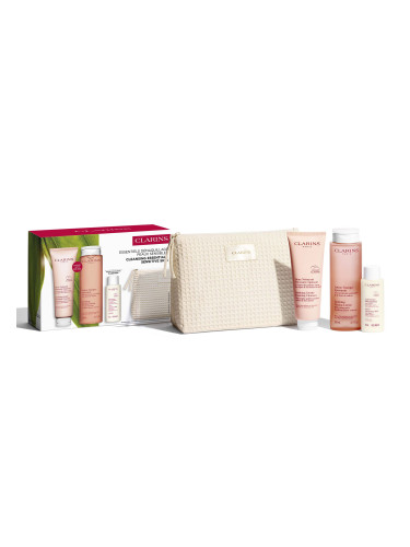 КОМПЛЕКТ CLARINS Cleansing Essetntials Sensitive Skin Почистваща пяна дамски  