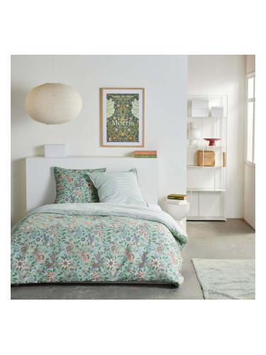 NORA ДВОЕН СПАЛЕН КОМПЛЕКТ С 2 ПЛИКА ПАМУК РАНФОРС