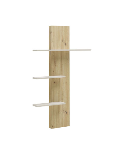 ЕТАЖЕРКА ДЖЕЙК С ОПЦИЯ LED 76/18.6/127.5 СМ В КАШМИР И ДЪБ АРТИСАН