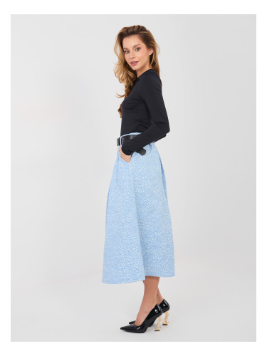 Светлосиня миди пола