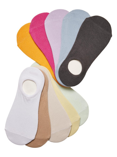 No Show Socks 10-Pack Multicolor