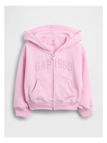 Детски суитшърт GAP с лого и цип