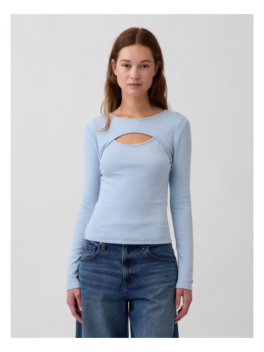 Тениска с дълъг ръкав GAP