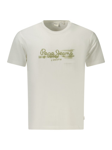 Бяла тениска с къс ръкав Pepe Jeans