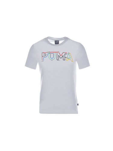 Puma бяла тениска Graphic 584712-02