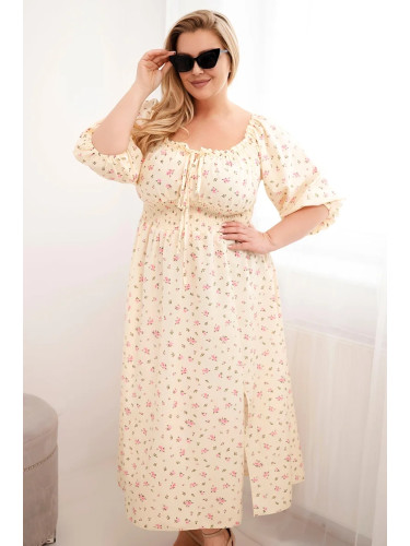 Kesi Włoski Рокля с голям размер с волани