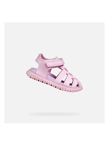 Розови сандали за момичета Geox