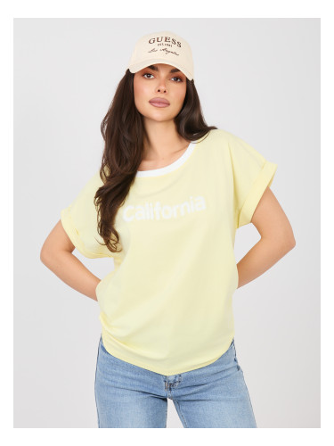 Ярко жълта овърсайз блуза