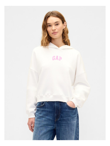Дамски къс суитшърт GAP с лого