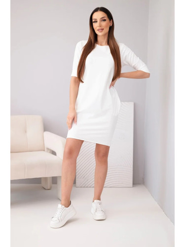 Дамска памучна рокля Kesi Włoski с 3/4 ръкави