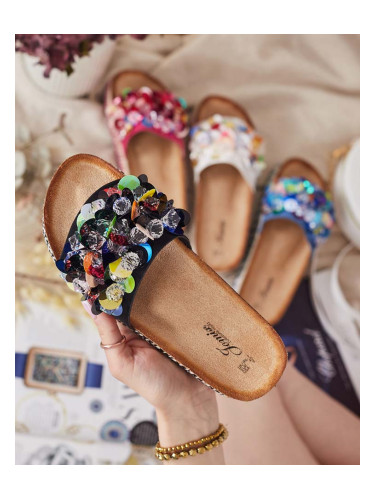 Дамски джапанки Loassa с кристали