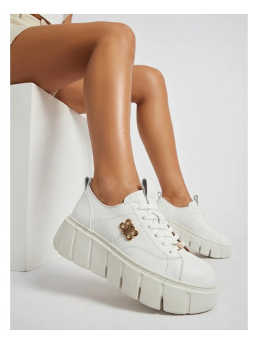 Дамски спортни маратонки от естествена кожа