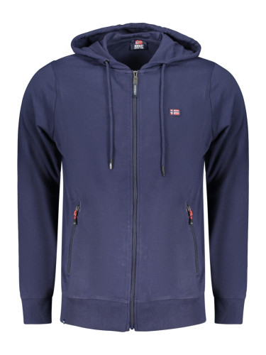 Син суитшърт с цип Норвегия 1963