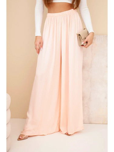 Дамски широки панталони Kesi, изработени от вискоза