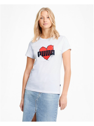 PUMA - HEART TEE 587897-02