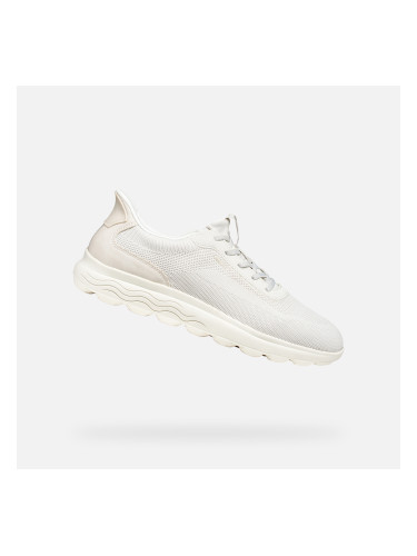 Мъжки кецове Geox Spherica Plus кремави