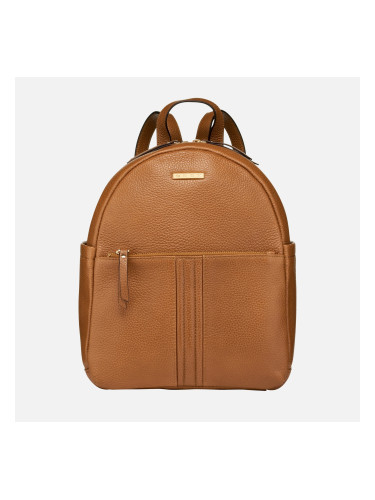 Кафява дамска кожена раница Geox Eliebeth